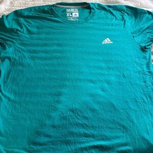 Adidas Men's Teal Short Sleeve Tee